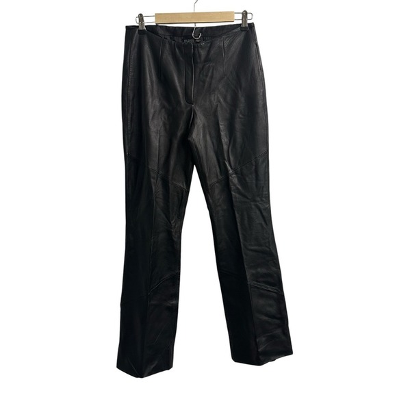 Wilsons Leather buttery soft leather bootcut pants Pelle Studio Size 8, 90s - Picture 1 of 12